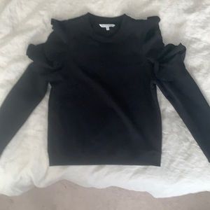 Rebecca Minkoff exposed shoulder sweatshirt